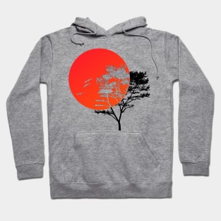 Tree at sunset Hoodie